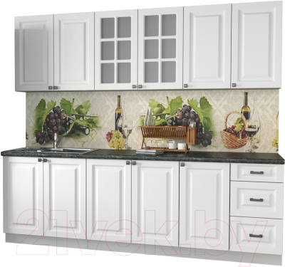 Кухонный гарнитур Интерлиния Мила Деко 2.4 А - фото
