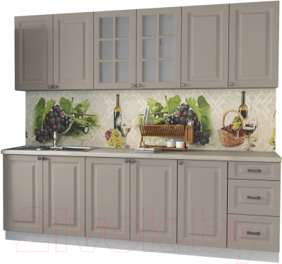 Кухонный гарнитур Интерлиния Мила Деко 2.4 А - фото