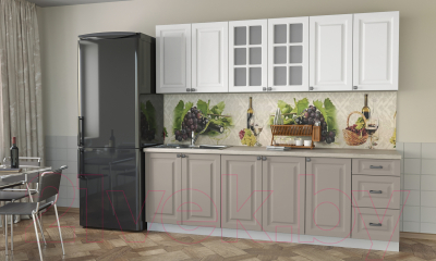 Кухонный гарнитур Интерлиния Мила Деко 2.4 А