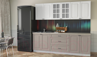 Кухонный гарнитур Интерлиния Мила Деко 2.4 Б