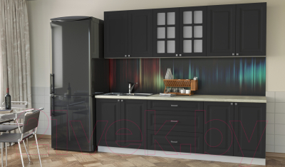 Кухонный гарнитур Интерлиния Мила Деко 2.4 Б