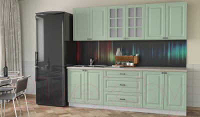 Кухонный гарнитур Интерлиния Мила Деко 2.4 Б