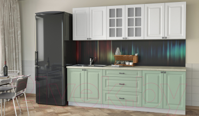 Кухонный гарнитур Интерлиния Мила Деко 2.4 Б