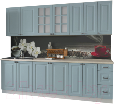 Кухонный гарнитур Интерлиния Мила Деко 2.5 А - фото