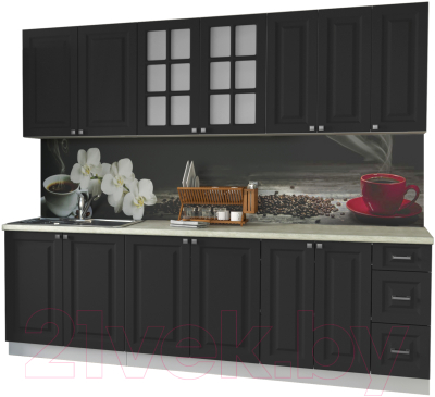 Кухонный гарнитур Интерлиния Мила Деко 2.5 А - фото
