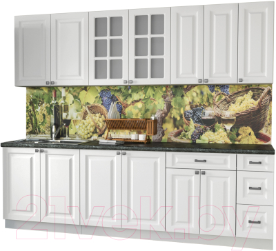 Кухонный гарнитур Интерлиния Мила Деко 2.5 Б - фото