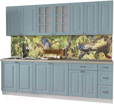 Кухонный гарнитур Интерлиния Мила Деко 2.5 Б - фото