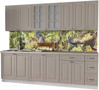 Кухонный гарнитур Интерлиния Мила Деко 2.5 Б - фото