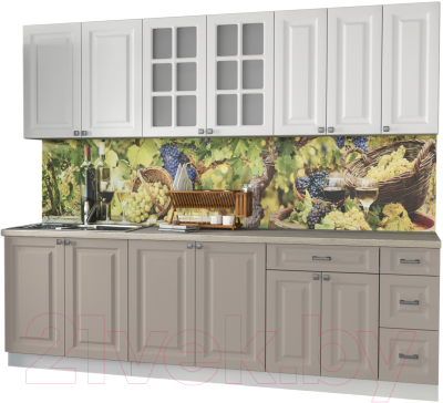 Кухонный гарнитур Интерлиния Мила Деко 2.5 Б - фото