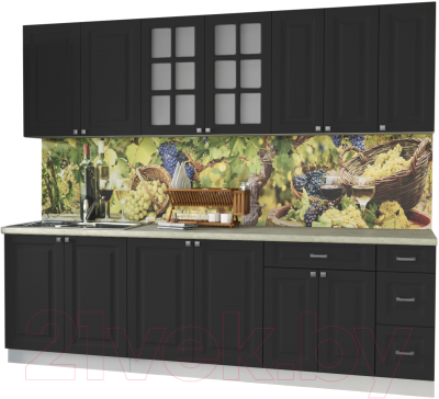 Кухонный гарнитур Интерлиния Мила Деко 2.5 Б - фото