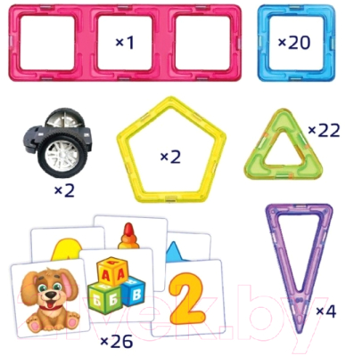 Конструктор магнитный Unicon Magical Magnet / 3568172