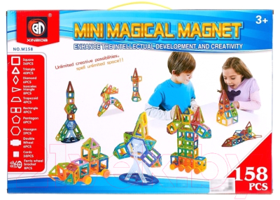 Конструктор магнитный Xinbida Мини-магический магнит / 2336516 - фото