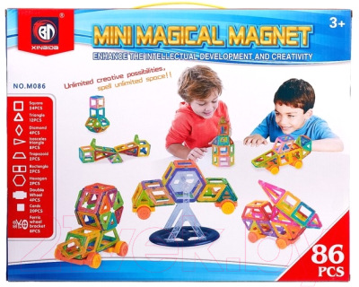 Конструктор магнитный Xinbida Мини-магический магнит / 2336517 - фото