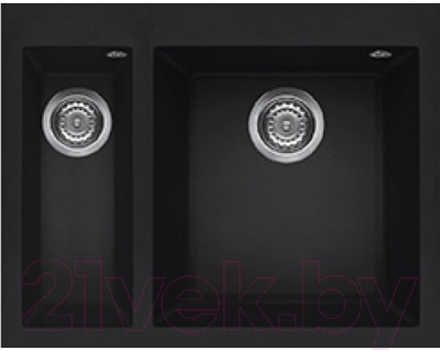 Мойка кухонная Elleci Quadra 150 Kuro K86 / LKQ15086 - фото