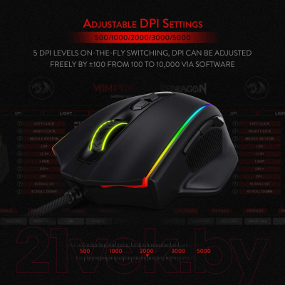 Мышь Redragon Vampire / 77610