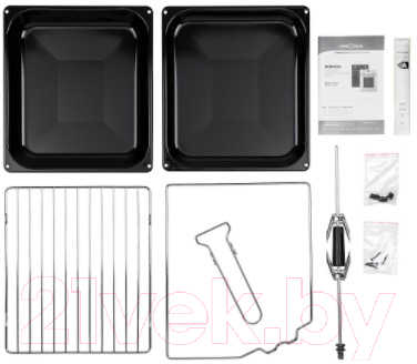 Комплект встраиваемой техники Krona Sonata 45 BL + Ombra 45 BL