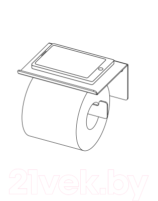 Держатель для туалетной бумаги Deante Mokko Nero ADM N221