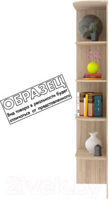 Угловое окончание для шкафа Кортекс-мебель Сенатор КМ32