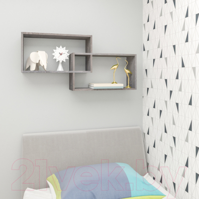 Полка-ячейка Кортекс-мебель КМ 24