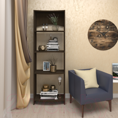 Стеллаж Кортекс-мебель КМ30 волна