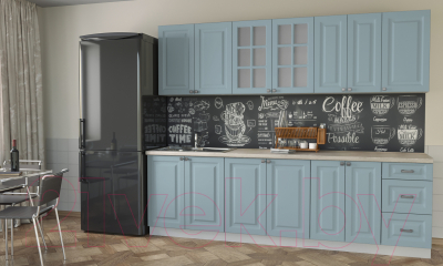 Кухонный гарнитур Интерлиния Мила Деко 2.6 А