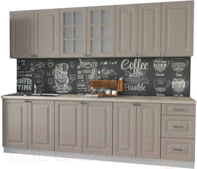 Кухонный гарнитур Интерлиния Мила Деко 2.6 А - фото