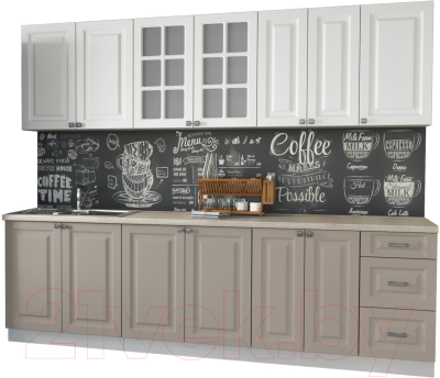 Кухонный гарнитур Интерлиния Мила Деко 2.6 А - фото