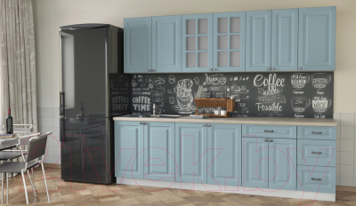 Кухонный гарнитур Интерлиния Мила Деко 2.6 Б