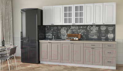 Кухонный гарнитур Интерлиния Мила Деко 2.6 Б