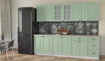 Кухонный гарнитур Интерлиния Мила Деко 2.6 Б