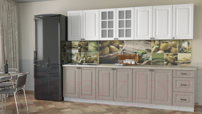 Кухонный гарнитур Интерлиния Мила Деко 2.8 А