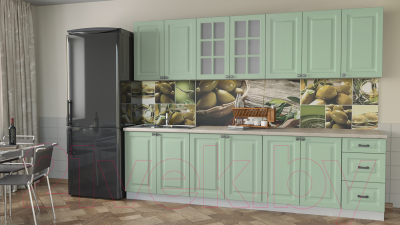 Кухонный гарнитур Интерлиния Мила Деко 2.8 А