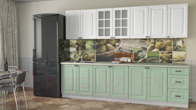 Кухонный гарнитур Интерлиния Мила Деко 2.8 А