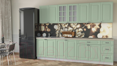 Кухонный гарнитур Интерлиния Мила Деко 2.8 Б