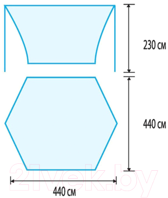 Туристический шатер Tramp Lite Tent / TLT-011