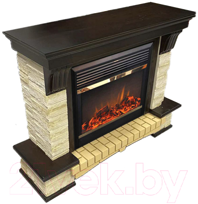 Портал для камина Смолком Stone Montebello MB/JUP/SYM26 (махагон коричневый антик)