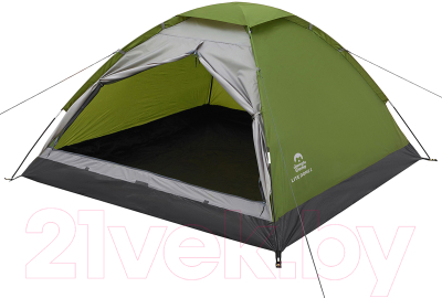 Палатка Jungle Camp Lite Dome 2 / 70811 (зеленый/серый)