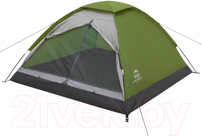 Палатка Jungle Camp Lite Dome 3 / 70812 (зеленый/серый) - фото
