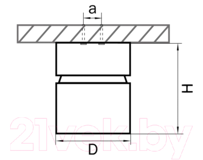 Точечный светильник Lightstar Forte Muro 213816