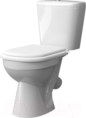 Унитаз напольный Керамин Лаго Инкоер (с полипропиленовым сиденьем) - фото