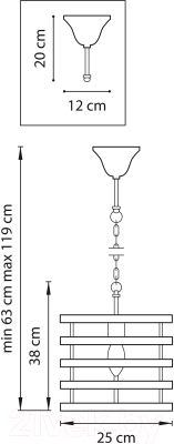Потолочный светильник Lightstar Epsilon 735010