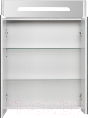 Шкаф с зеркалом для ванной Акватон Сильва 60 (1A216202SIW60)