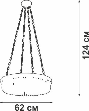 Люстра Vitaluce V5297-1/8