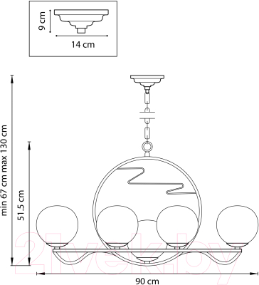 Люстра Lightstar Enna 762117