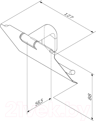 Держатель для туалетной бумаги AM.PM Joy A84341400