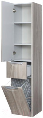 Шкаф-пенал для ванной Акватон Сильва 1A215603SIW6L (дуб фьорд)