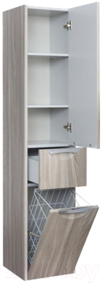 Шкаф-пенал для ванной Акватон Сильва 1A215603SIW6R (дуб фьорд)