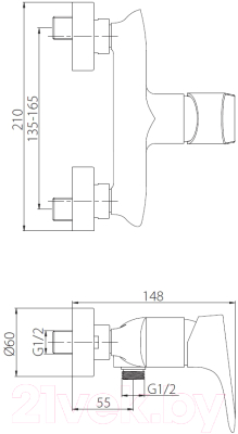 Смеситель RedBlu by Damixa Palace Grand 462000000