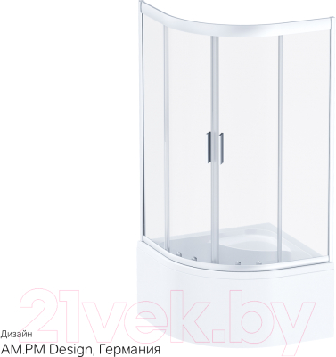 Душевой уголок AM.PM Gem Deep W90G-401A090WT