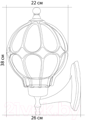 Бра уличное Feron PL3801 / 11350